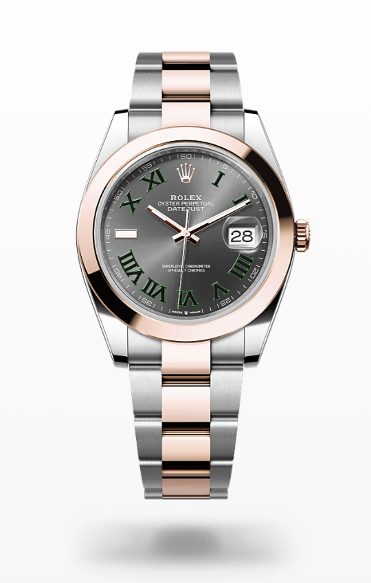 Rolex Date Just - Slate - Oystersteel and Everose gold, dial Rolex Datejust