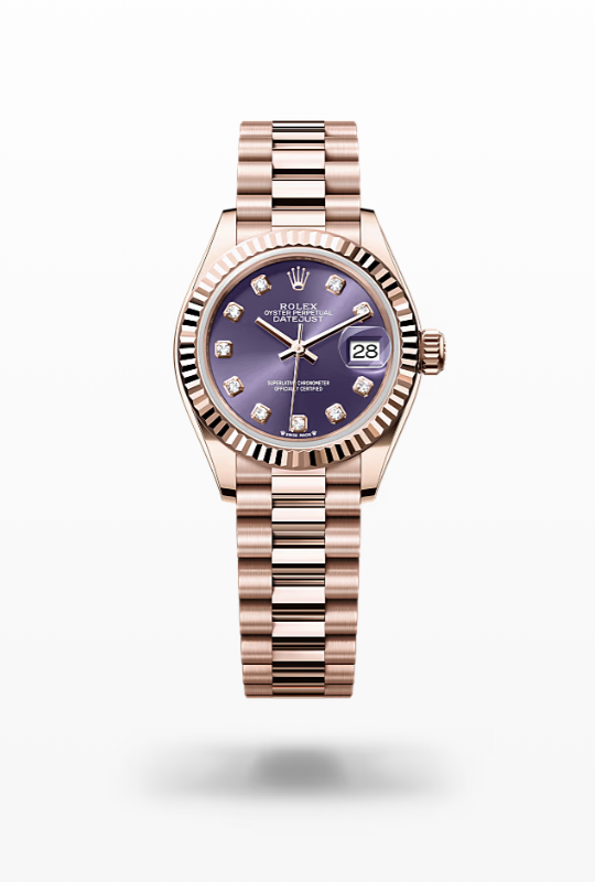 Rolex Lady-Datejust President Everose Gold Diamond