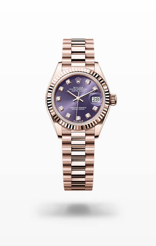 Rolex Lady-Datejust President Everose Gold Diamond