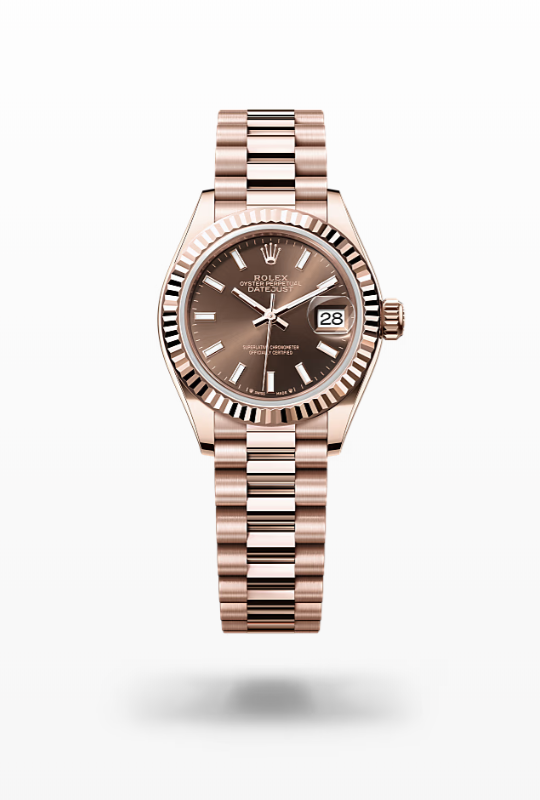 Rolex Lady-Datejust President Everose Gold