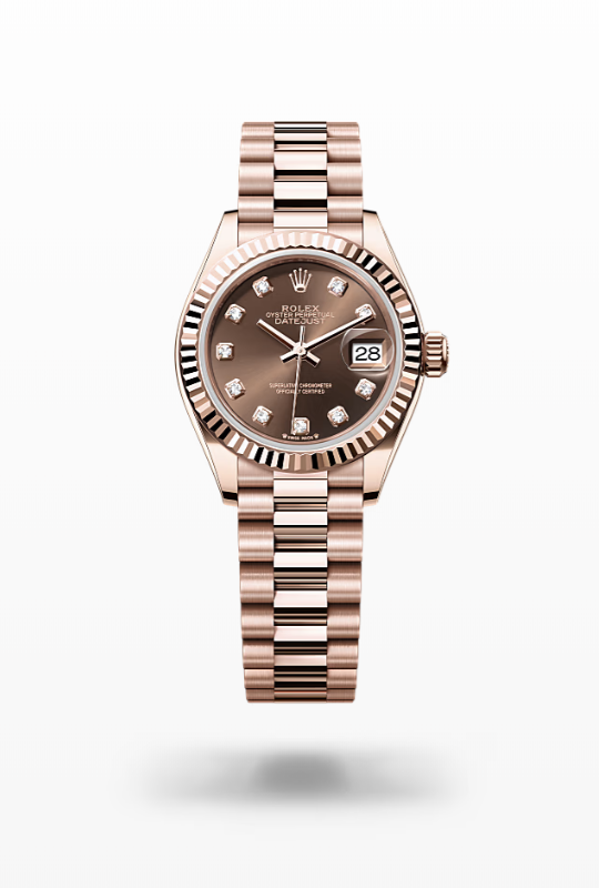 Rolex Lady-Datejust President Everose Gold Diamond