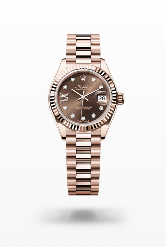 Rolex Lady-Datejust President Everose Gold Diamond