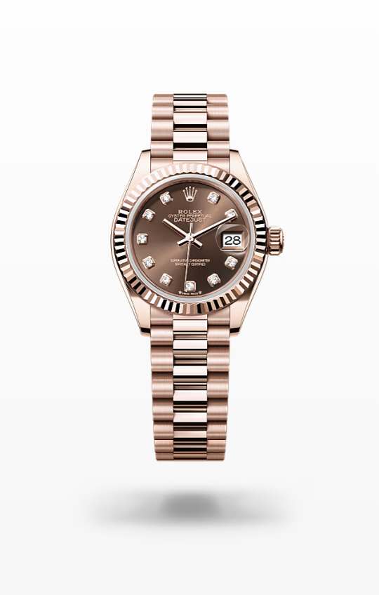 Rolex Lady-Datejust President Everose Gold Diamond