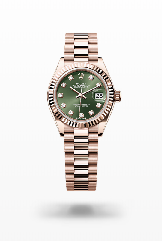 Rolex Lady-Datejust President Everose Gold Diamond