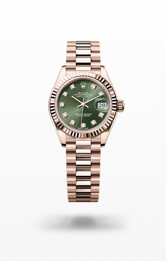 Rolex Lady-Datejust President Everose Gold Diamond