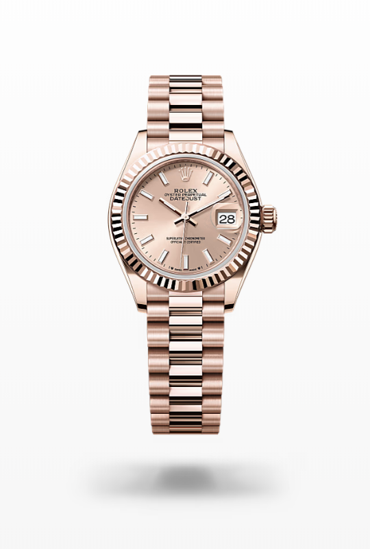 Rolex Lady-Datejust President Everose Gold