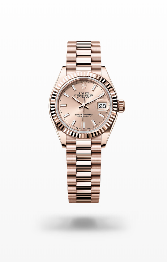 Rolex Lady-Datejust President Everose Gold
