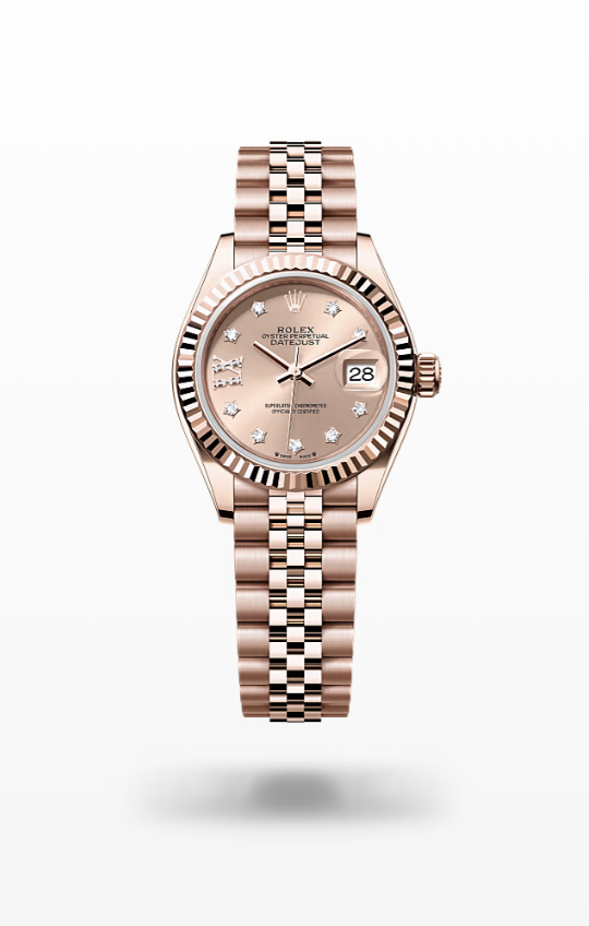 Rolex Lady-Datejust Everose Gold Diamond