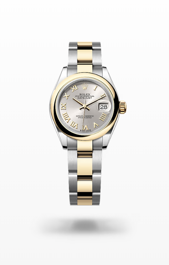 Rolex Lady-Datejust - Silver, Oystersteel and yellow gold, dial Rolex Lady-Datejust