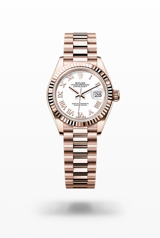 Rolex Lady-Datejust President Everose Gold