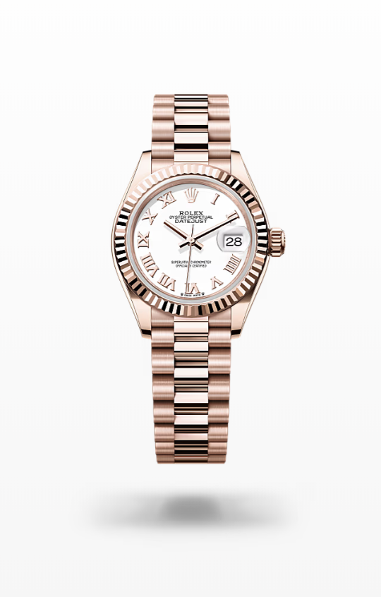 Rolex Lady-Datejust President Everose Gold