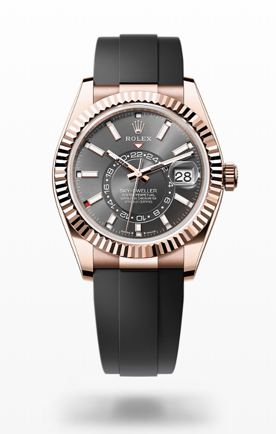 Rolex Sky-Dweller - Slate, Everose gold Rolex Sky-Dweller Everose Gold