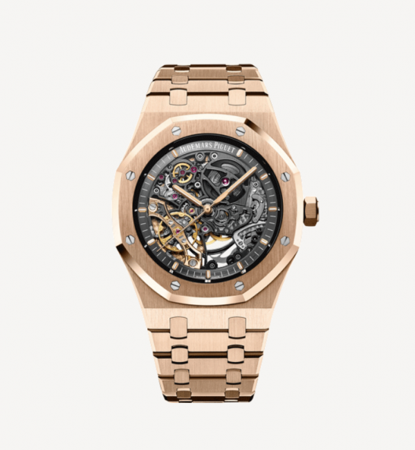 Royal Oak - Double balance wheel openworked - Pink gold Audemars Piguet Pink Gold