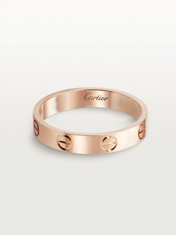 Cartier Love Weeding Band Pink Gold