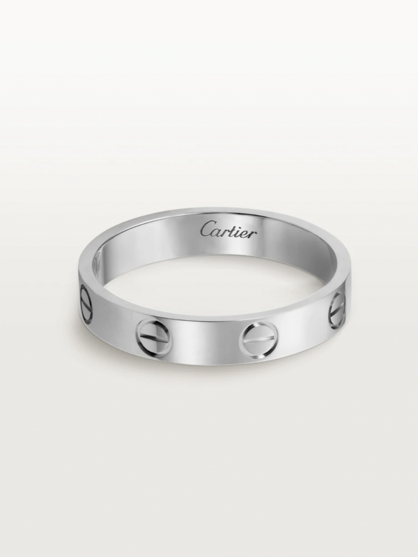 Cartier Love Weeding Band White Gold