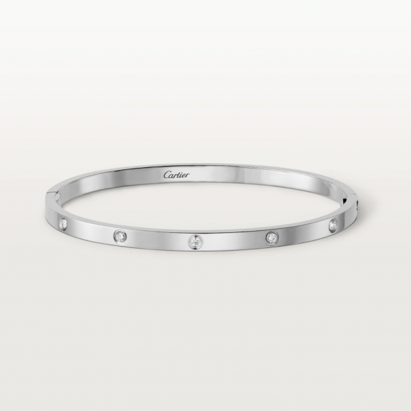 Cartier Love Bracelet White Gold and Diamonds